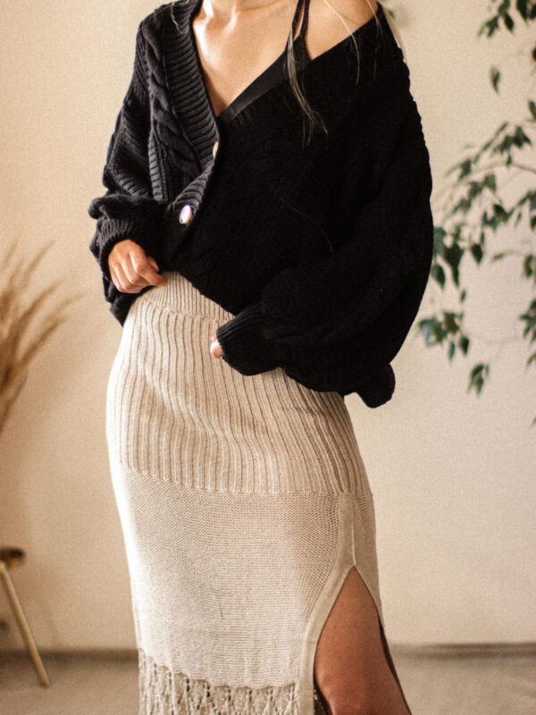 Acorus - rozpinany sweter oversize vintage