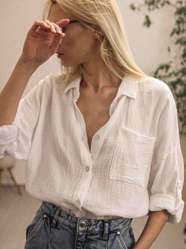 Millium shirt – muślinowa koszula oversize
