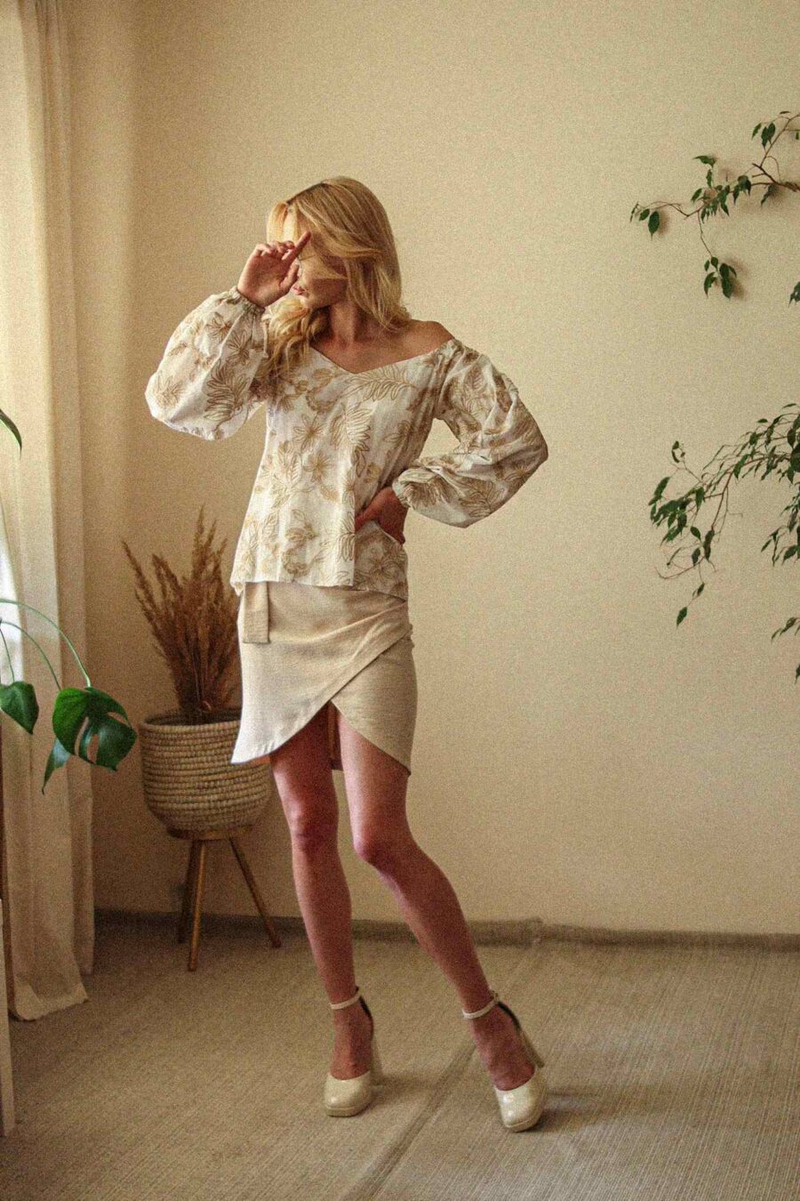 Felicia Shirt - bawełniana bluzka z haftami