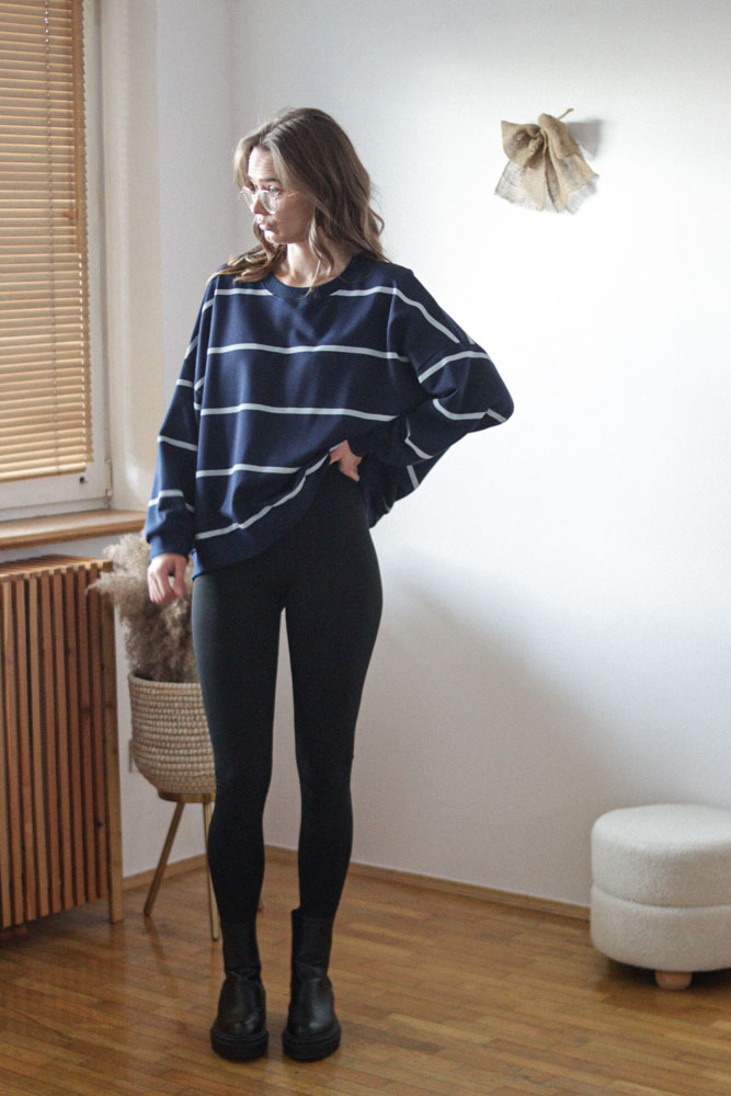 Botrychium - lekko ocieplane legginsy z wysokim stanem-01