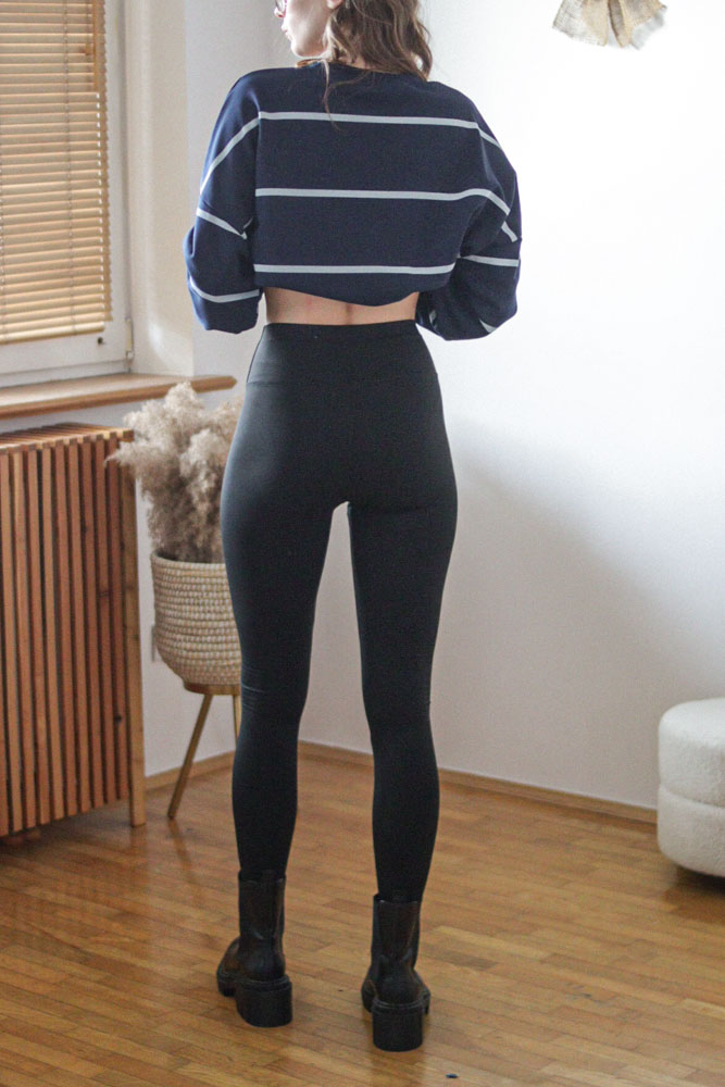 Botrychium - lekko ocieplane legginsy z wysokim stanem-03