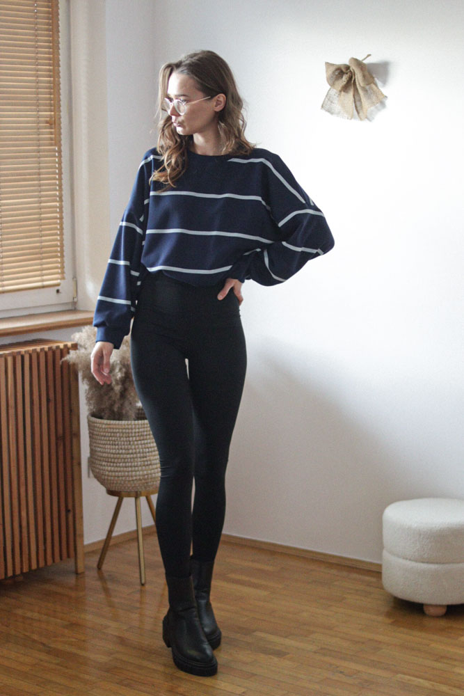 Botrychium - lekko ocieplane legginsy z wysokim stanem-06