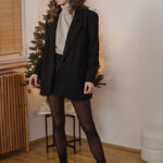 Calycanthus BLACK - czarna marynarka oversize