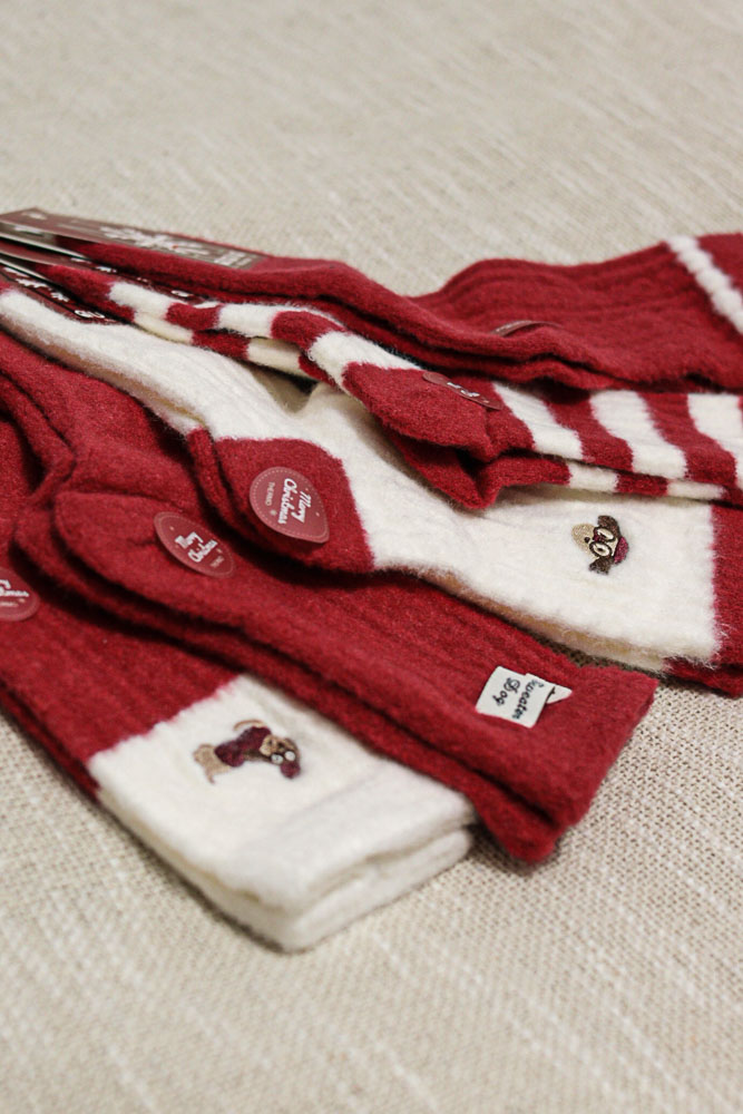 Centranthus - mięciutkie świąteczne skarpety z alpaką