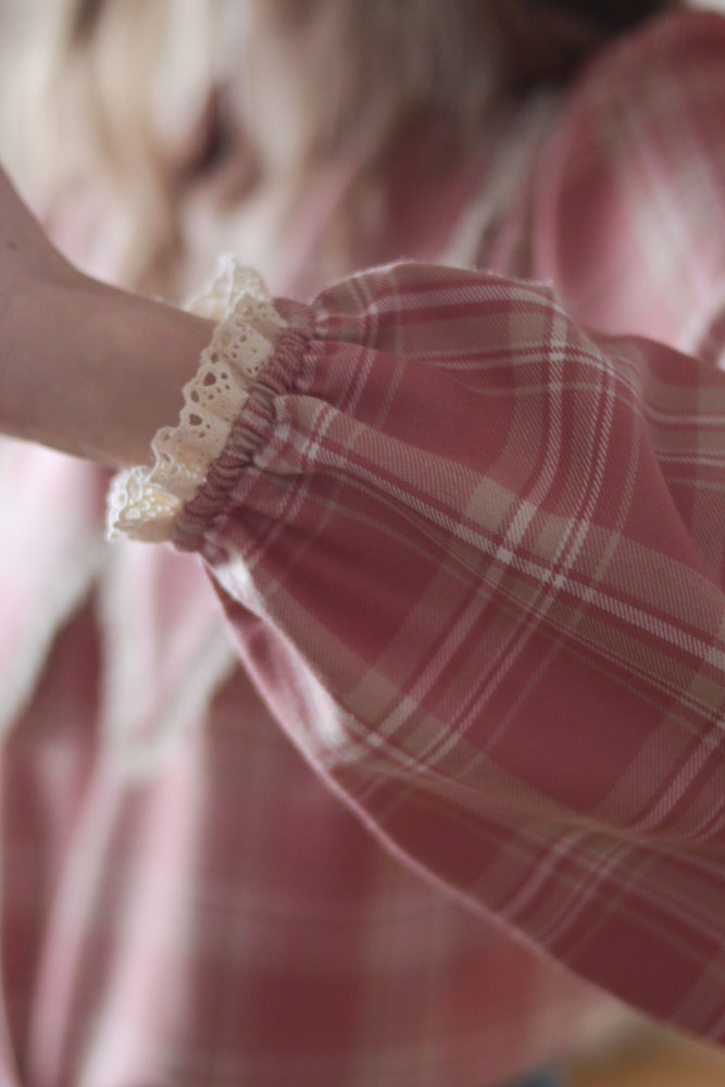 Ceiba PINK - wiskozowa (89%) bluzka z dużym kołnierzem-06