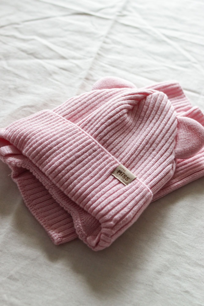 Cornus “LITTLE MISS” - komplet dla malucha: misio-czapka + komin (100% wełna merino) POLSKA PRODUKCJA (Kopia) - obrazek 3