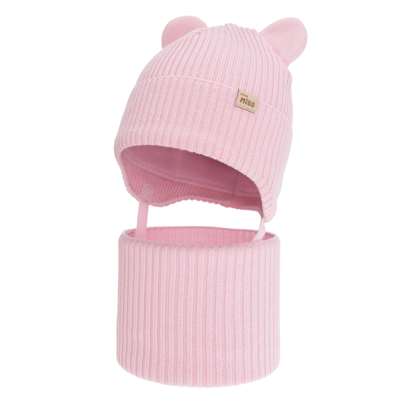 Cornus “LITTLE MISS” - komplet dla malucha: misio-czapka + komin (100% wełna merino) POLSKA PRODUKCJA (Kopia) - obrazek 5